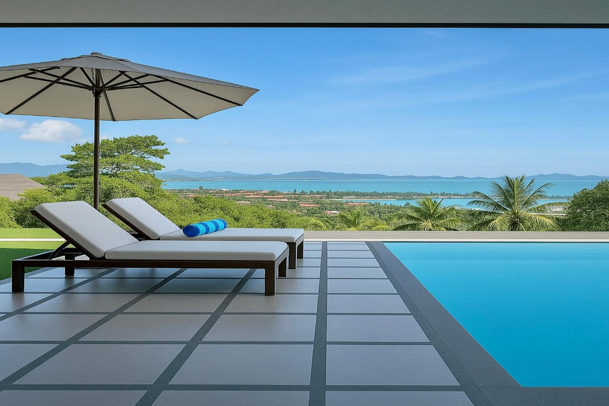 Aroha Seaview Villa - Private Pool - Pantai Cenang  Exterior foto